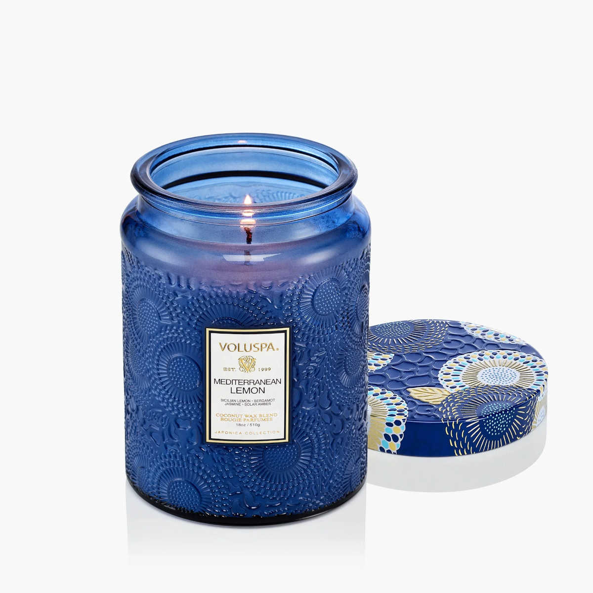 Voluspa Mediterranean Lemon 100 Hour Candle - Image 2