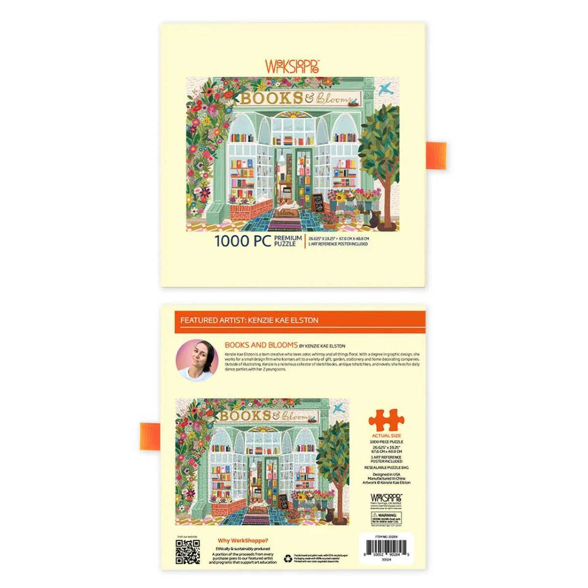 WerkShoppe Books & Blooms Puzzle 1000 Piece - Image 5