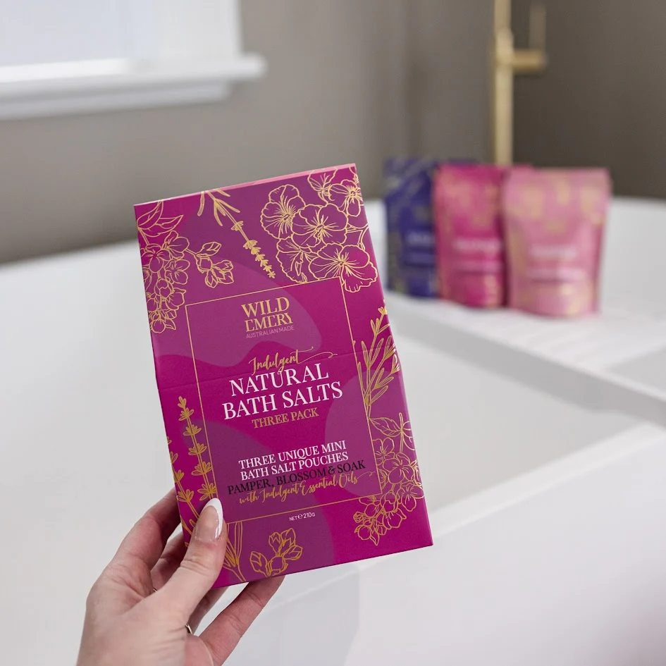 Wild Emery Indulgent Bath Salts Pack of 3 - Image 3