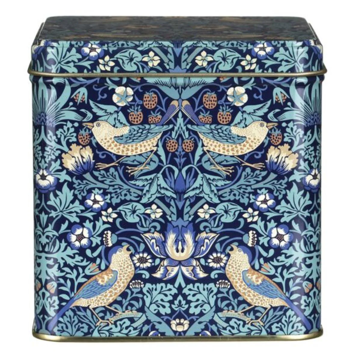 William Morris Strawberry Thief Square Caddy Set of 3 - Image 5