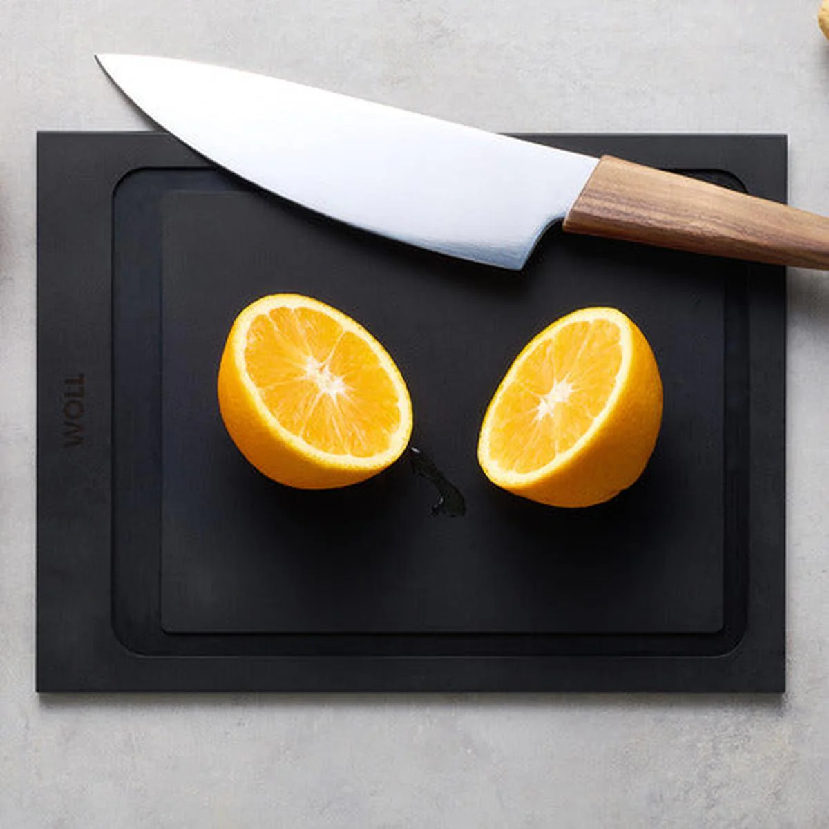 Woll Cut & Serve Board Black 25x19cm - Image 4