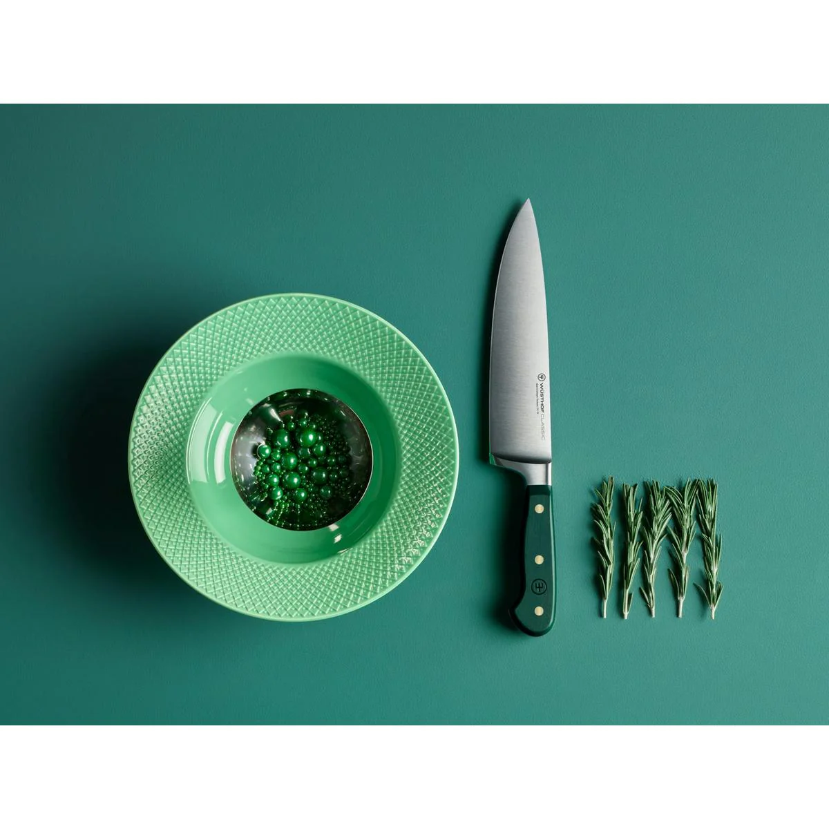 Wusthof Classic Colour Fresh Rosemary 8 Piece Knifeblock - Image 5