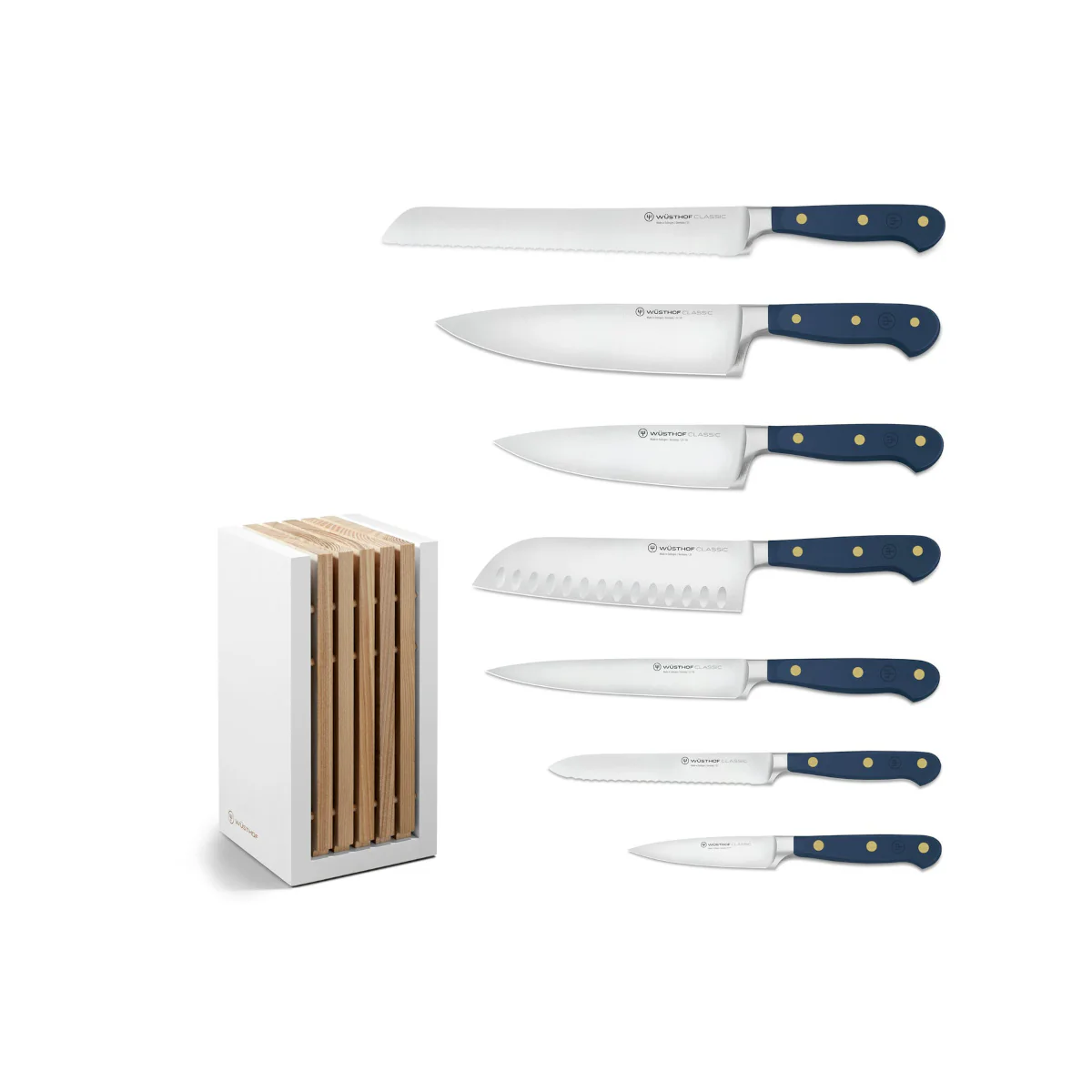 Wusthof Classic Colour Wild Blueberry Knife Block Set 8 Piece - Image 2