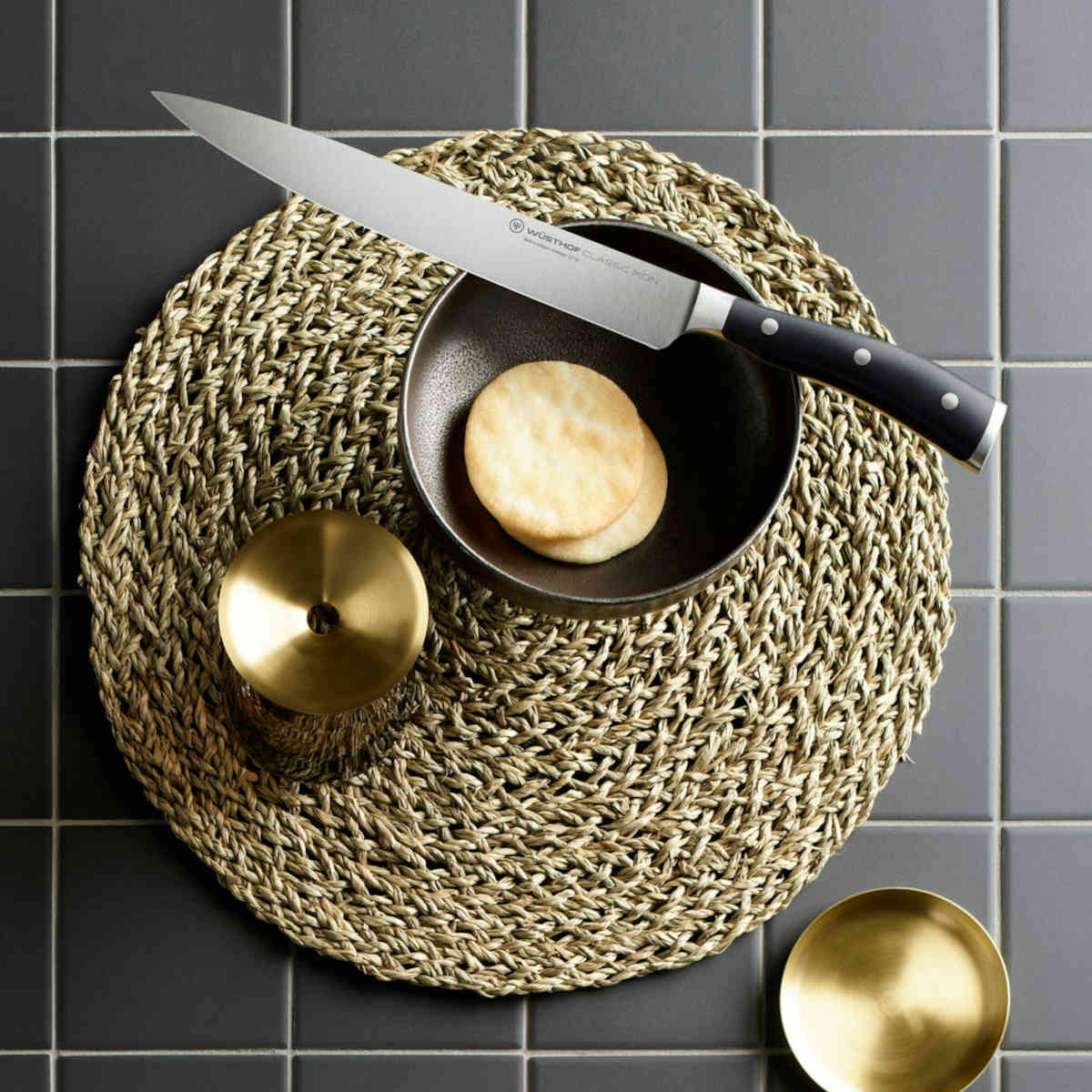 Wusthof Classic Ikon Black Carving Knife 20cm - Image 3
