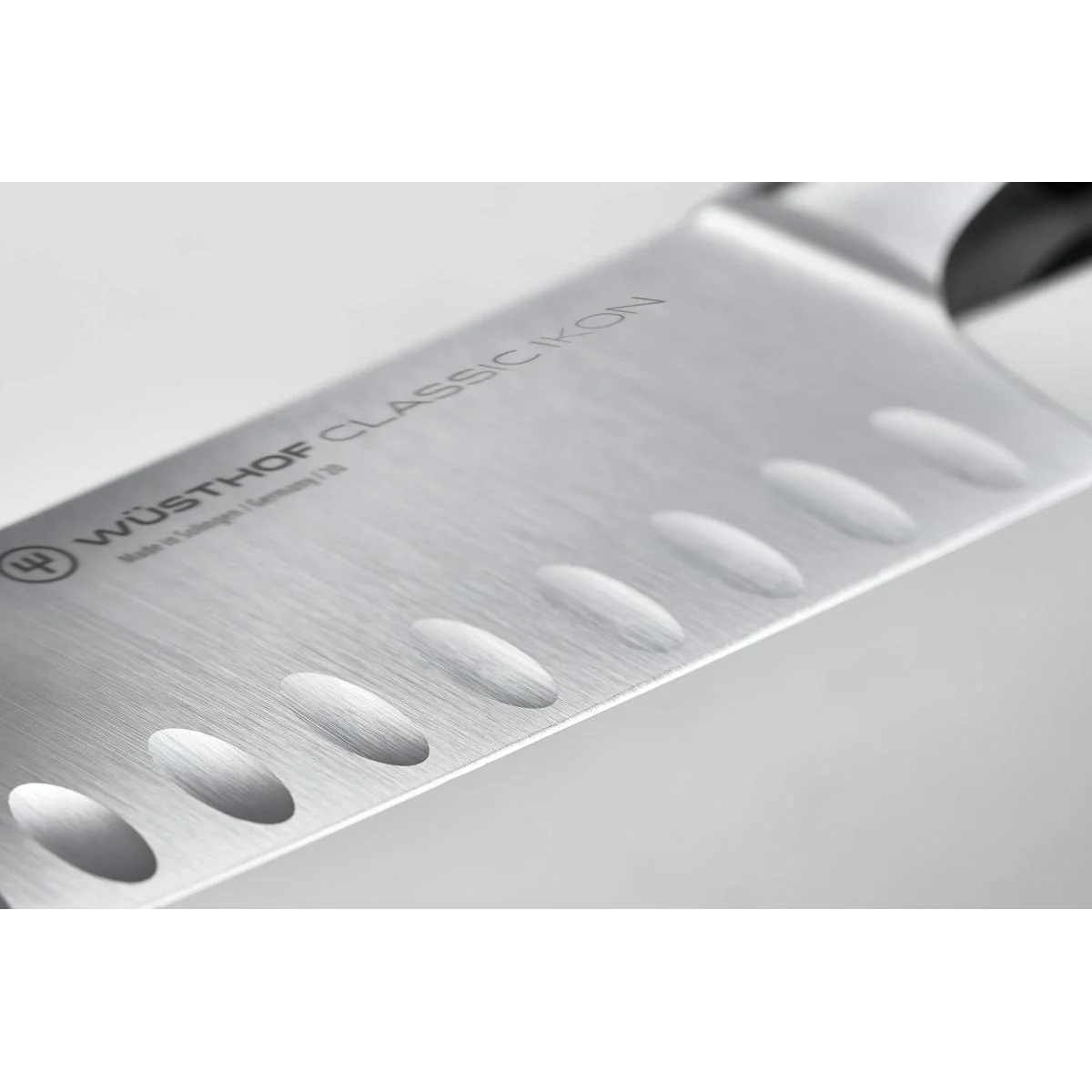 Wusthof Classic Ikon Black Santoku Knife 17cm - Image 2