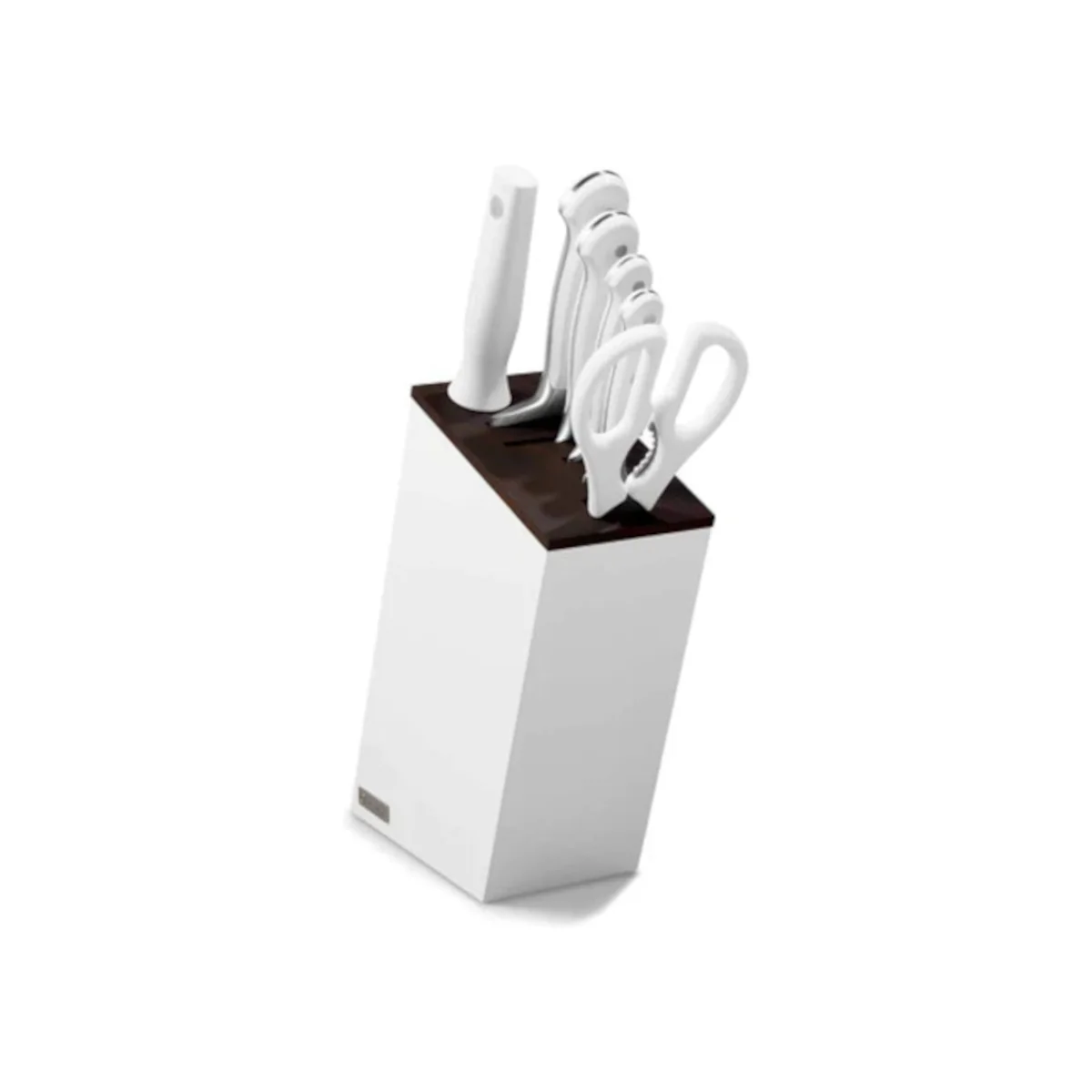 Wusthof Classic White Knife Block Set 7 Piece With Santoku